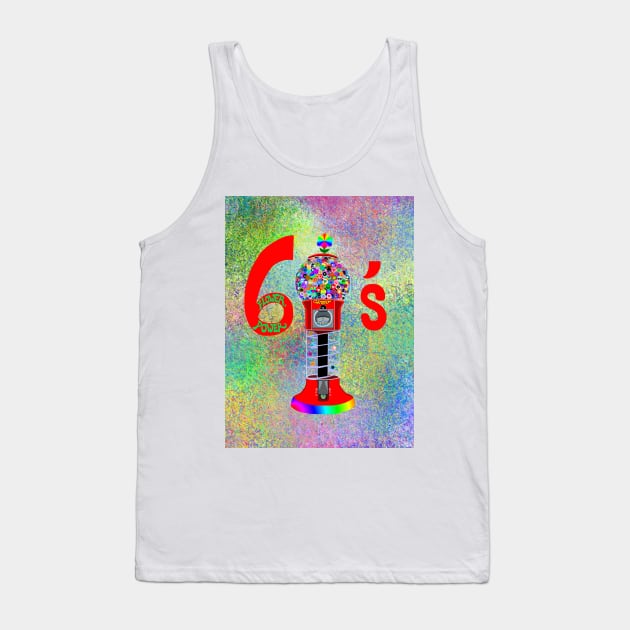 Sprinkle Rainbow Gumball Machine Tank Top by Art by Deborah Camp